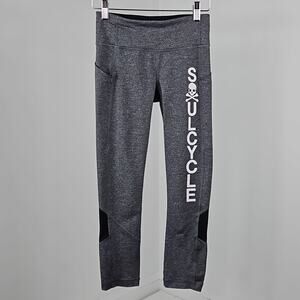 Lululemon x SoulCycle‎ Pace Rival Gray Cropped Leggings | Women's 2